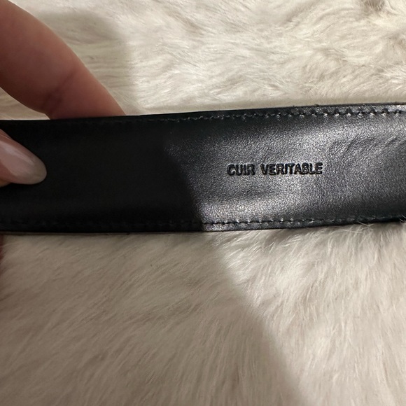 Calfskin Quilted CC Chain Belt - Picture 4 of 6